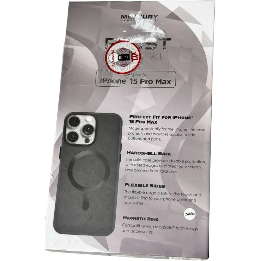 Merkury Frost Hardshell Case for iPhone 15 Pro Max - White